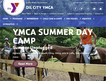 Tablet Screenshot of oilcityymca.org